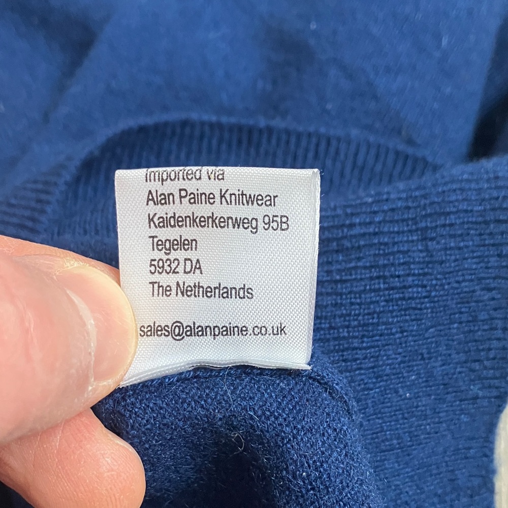 Alan Paine 100% pure cashmere sweater - Picture 13 of 14